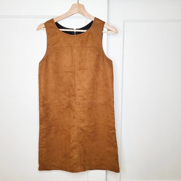 Sanctuary Village Suede Color Block Shift Dress - Picture 4 of 6